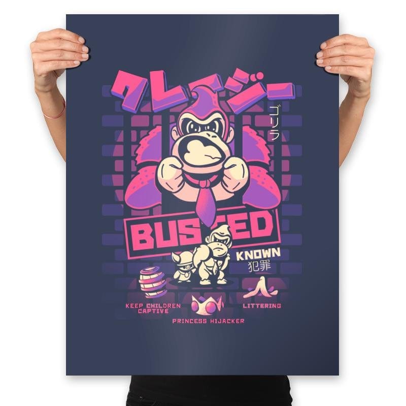 Criminal Kong - Prints Posters RIPT Apparel 18x24 / Navy