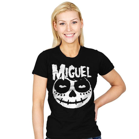 Crimson Miguel - Womens T-Shirts RIPT Apparel Small / Black