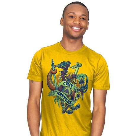 Crit Happens (1) - Mens T-Shirts RIPT Apparel Small / Sunshine