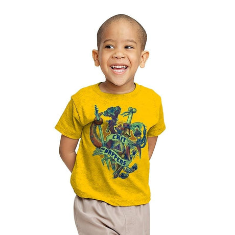 Crit Happens (1) - Youth T-Shirts RIPT Apparel X-small / Daisy