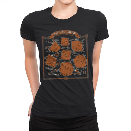 Critical Failure - Womens Premium T-Shirts RIPT Apparel Small / Black