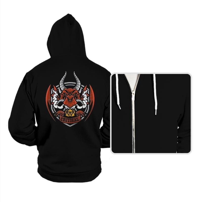 Critical - Hoodies Hoodies RIPT Apparel Small / Black