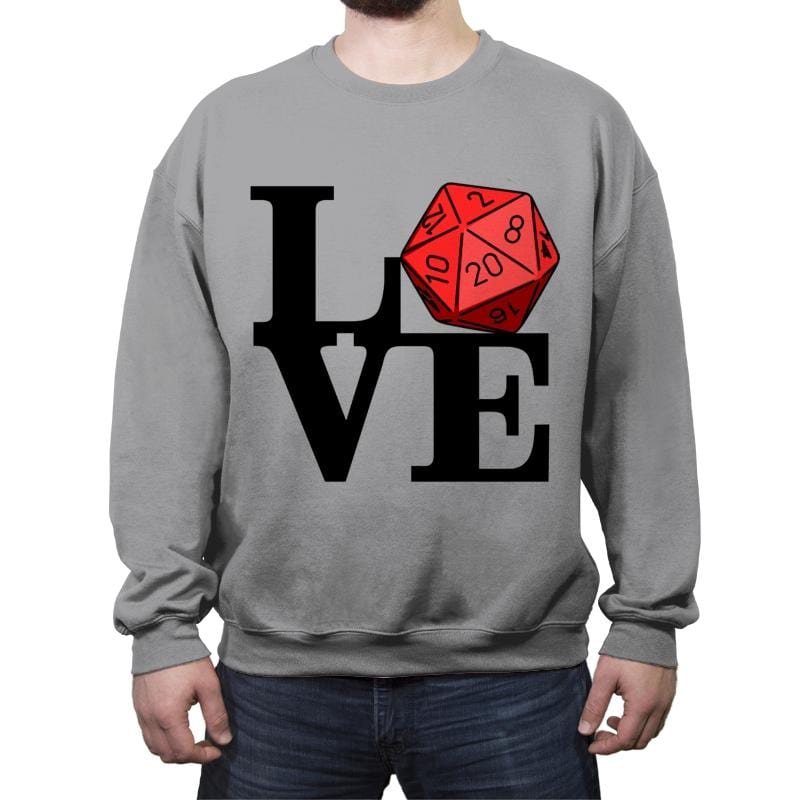 Critical Love  - Crew Neck Sweatshirt Crew Neck Sweatshirt RIPT Apparel
