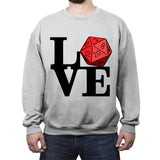Critical Love  - Crew Neck Sweatshirt Crew Neck Sweatshirt RIPT Apparel Small / Sport Gray