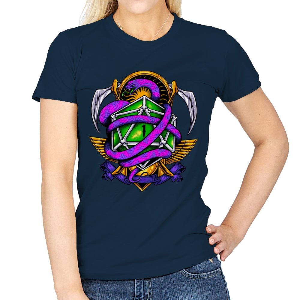 Critical Poison - Womens T-Shirts RIPT Apparel Small / Navy