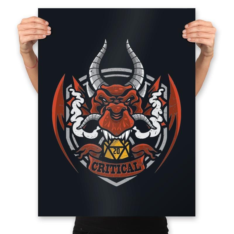 Critical - Prints Posters RIPT Apparel 18x24 / Black