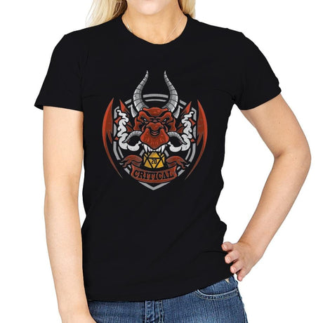 Critical - Womens T-Shirts RIPT Apparel Small / Black