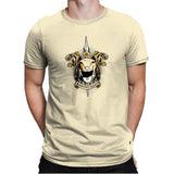 Croceus Smilodon Fatalis - Zordwarts - Mens Premium T-Shirts RIPT Apparel Small / Natural