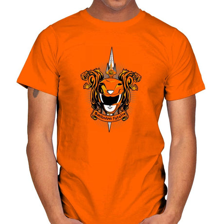 Croceus Smilodon Fatalis - Zordwarts - Mens T-Shirts RIPT Apparel Small / Orange
