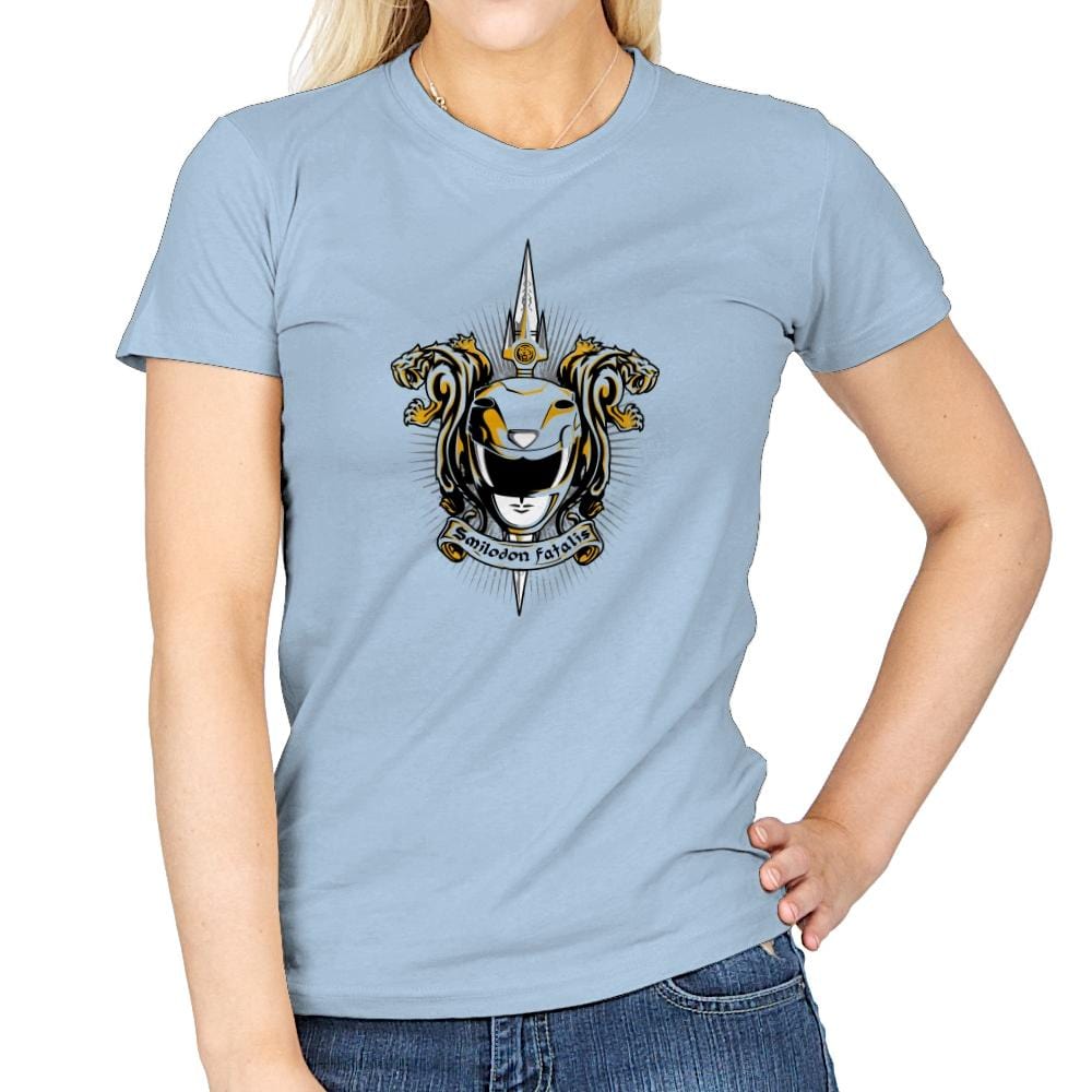 Croceus Smilodon Fatalis - Zordwarts - Womens T-Shirts RIPT Apparel Small / Light Blue