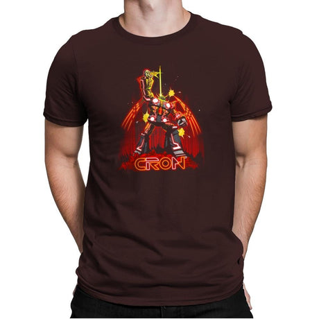 CRON Exclusive - Mens Premium T-Shirts RIPT Apparel Small / Dark Chocolate
