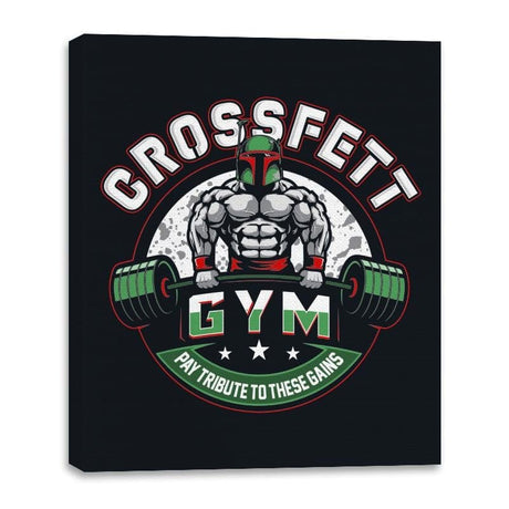 Crossfett - Canvas Wraps Canvas Wraps RIPT Apparel 16x20 / Black