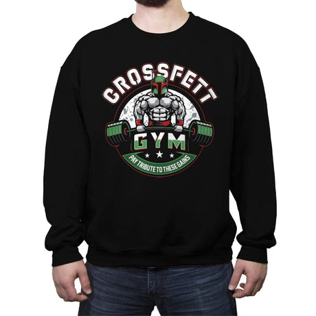 Crossfett - Crew Neck Sweatshirt Crew Neck Sweatshirt RIPT Apparel Small / Black