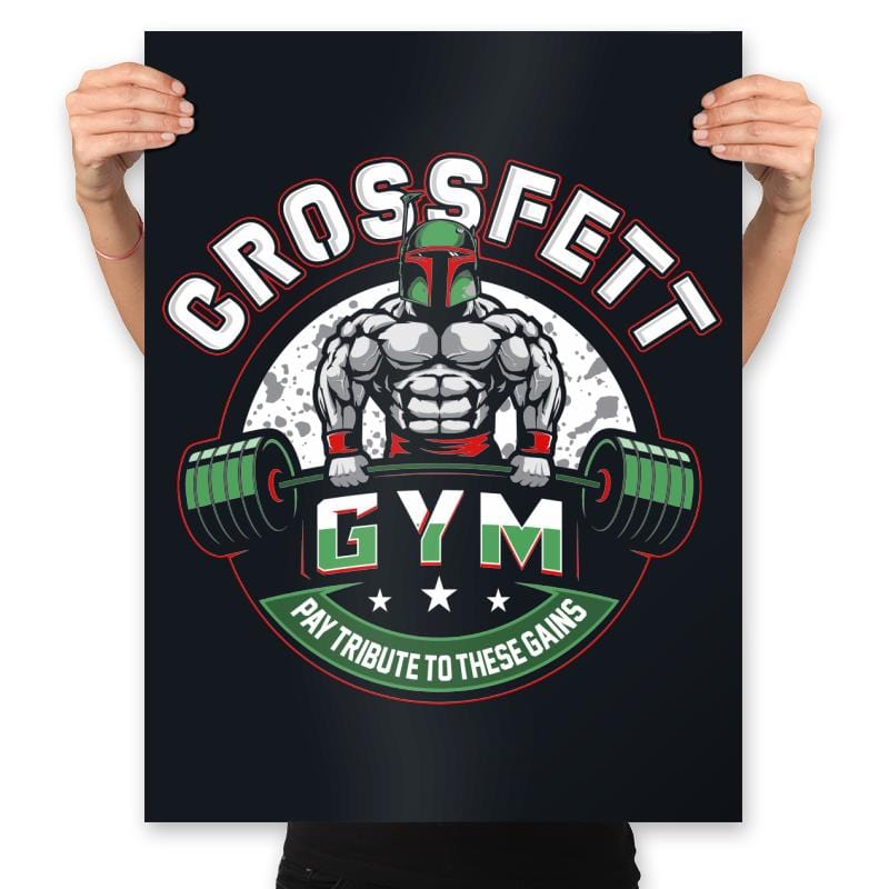 Crossfett - Prints Posters RIPT Apparel 18x24 / Black