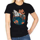 Crow and Shark - Womens T-Shirts RIPT Apparel Small / Black