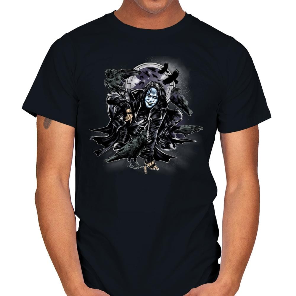Crow-Man - Mens T-Shirts RIPT Apparel Small / Black