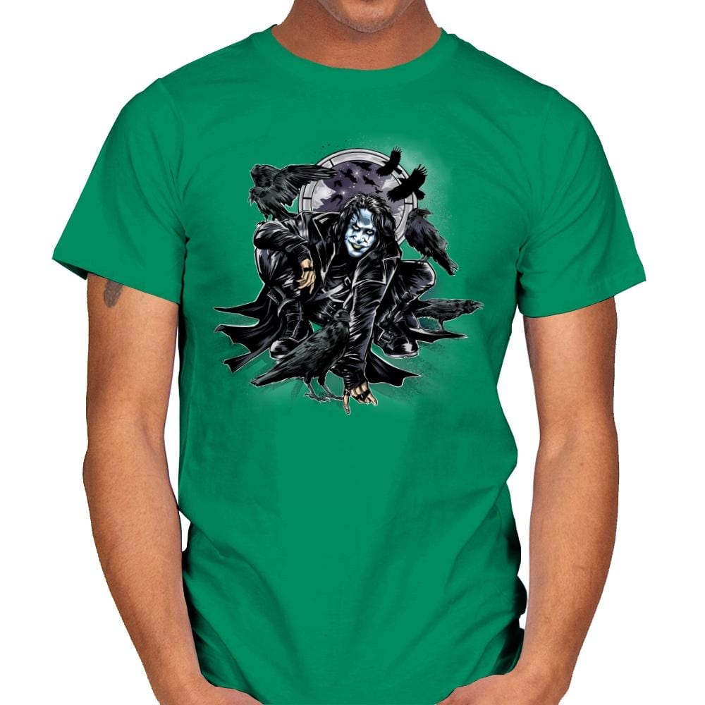 Crow-Man - Mens T-Shirts RIPT Apparel Small / Kelly