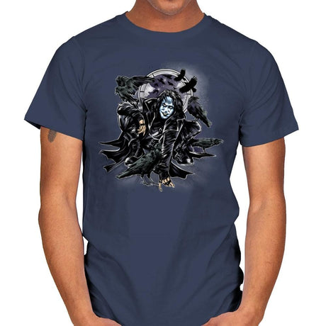 Crow-Man - Mens T-Shirts RIPT Apparel Small / Navy