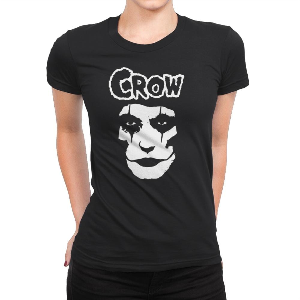 Crowfits - Womens Premium T-Shirts RIPT Apparel Small / Black