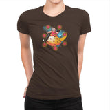 Crystal Ball Exclusive - Womens Premium T-Shirts RIPT Apparel Small / Dark Chocolate