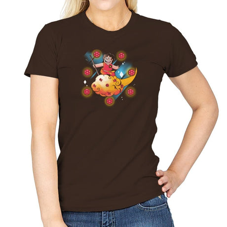 Crystal Ball Exclusive - Womens T-Shirts RIPT Apparel Small / Dark Chocolate