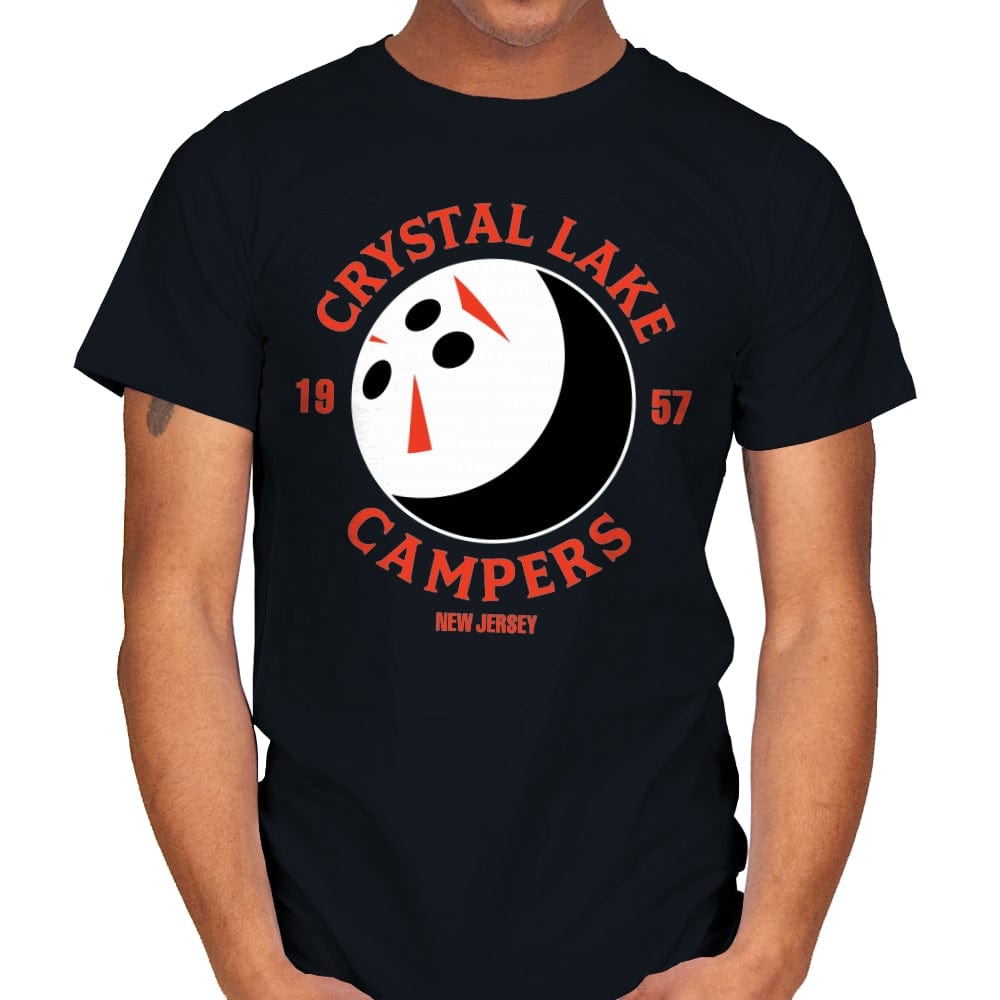 Crystal Lake Campers - Mens T-Shirts RIPT Apparel Small / Black