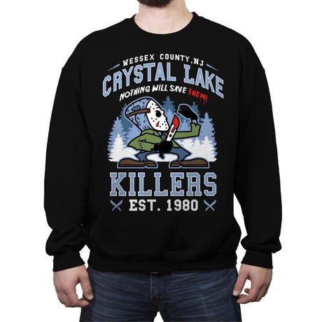 Crystal Lake Killers - Crew Neck Sweatshirt Crew Neck Sweatshirt RIPT Apparel