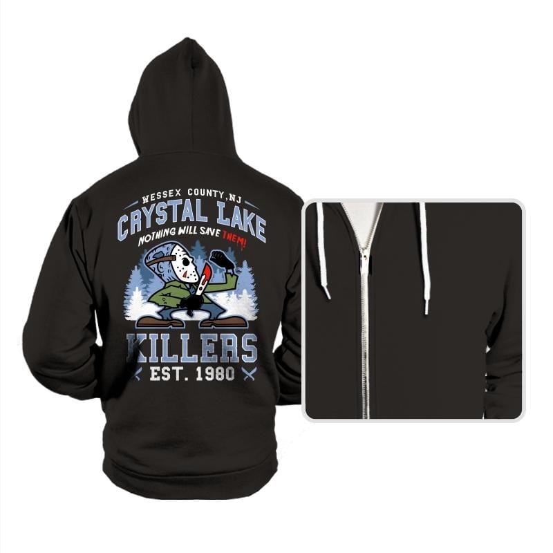 Crystal Lake Killers - Hoodies Hoodies RIPT Apparel Small / Black