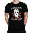 CRYSTAL LAKE SURVIVOR - Mens Premium T-Shirts RIPT Apparel Small / Black