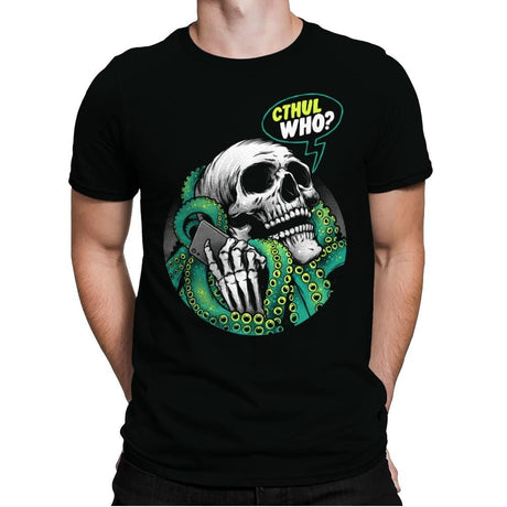 Cthul Who? - Mens Premium T-Shirts RIPT Apparel Small / Black
