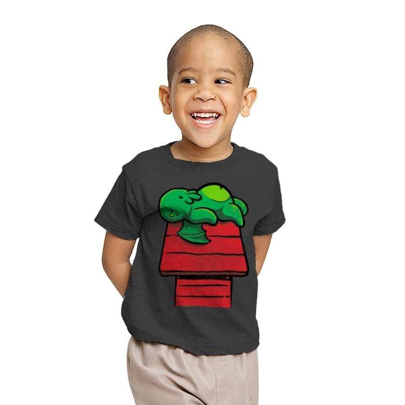 Cthulhoopy - Youth T-Shirts RIPT Apparel X-small / Charcoal