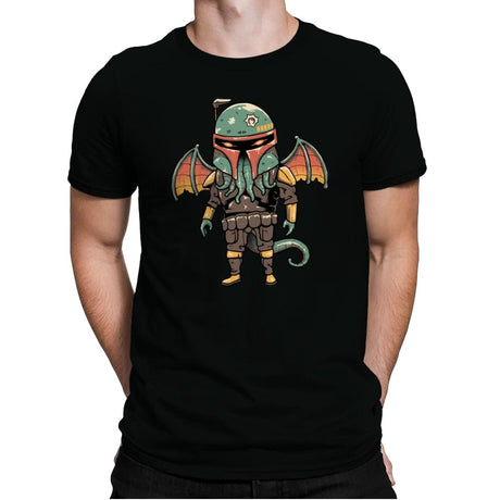 Cthulhu Bounty Hunter - Mens Premium T-Shirts RIPT Apparel Small / Black