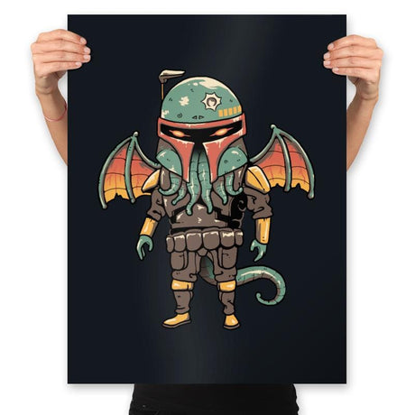 Cthulhu Bounty Hunter - Prints Posters RIPT Apparel 18x24 / Black