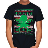 Cthulhu Cultist Christmas - Mens T-Shirts RIPT Apparel Small / Black