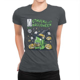 Cthulhu Likes Halloween - Anytime - Womens Premium T-Shirts RIPT Apparel Small / Heavy Metal