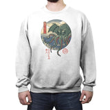 Cthulhu Ukiyo-e - Crew Neck Sweatshirt Crew Neck Sweatshirt RIPT Apparel