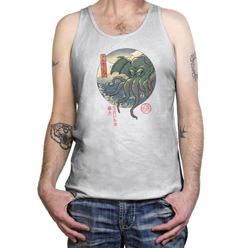 Cthulhu Ukiyo-e - Tanktop Tanktop RIPT Apparel
