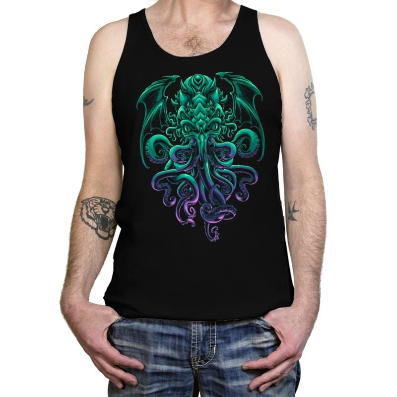 Cthulhupus - Tanktop Tanktop RIPT Apparel X-Small / Black