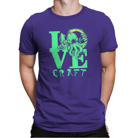 Cthulove Exclusive - Mens Premium T-Shirts RIPT Apparel Small / Purple Rush