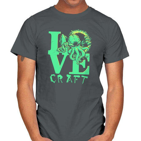 Cthulove Exclusive - Mens T-Shirts RIPT Apparel Small / Charcoal