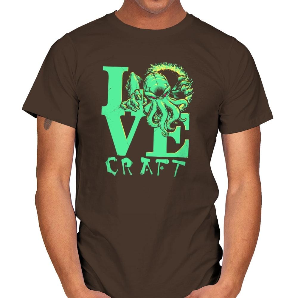 Cthulove Exclusive - Mens T-Shirts RIPT Apparel Small / Dark Chocolate