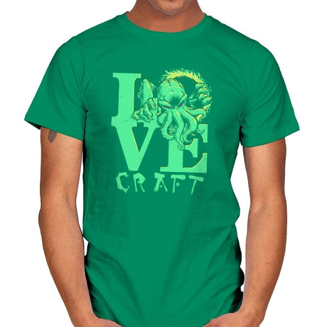 Cthulove Exclusive - Mens T-Shirts RIPT Apparel Small / Kelly Green