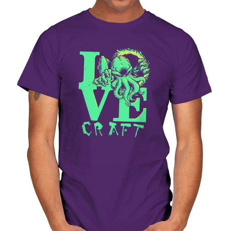 Cthulove Exclusive - Mens T-Shirts RIPT Apparel Small / Purple