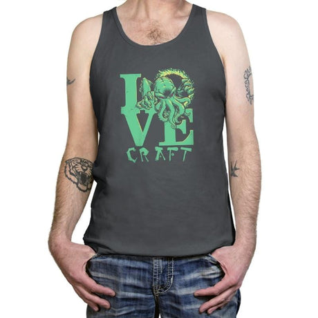 Cthulove Exclusive - Tanktop Tanktop RIPT Apparel X-Small / Asphalt