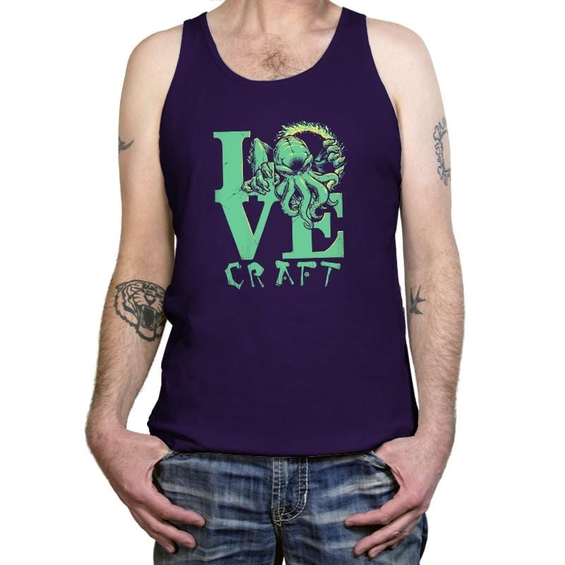 Cthulove Exclusive - Tanktop Tanktop RIPT Apparel X-Small / Team Purple