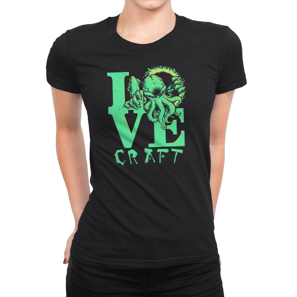 Cthulove Exclusive - Womens Premium T-Shirts RIPT Apparel 3x-large / Black