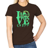 Cthulove Exclusive - Womens T-Shirts RIPT Apparel Small / Dark Chocolate