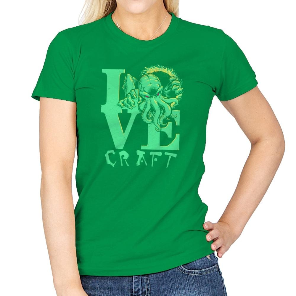 Cthulove Exclusive - Womens T-Shirts RIPT Apparel Small / Irish Green