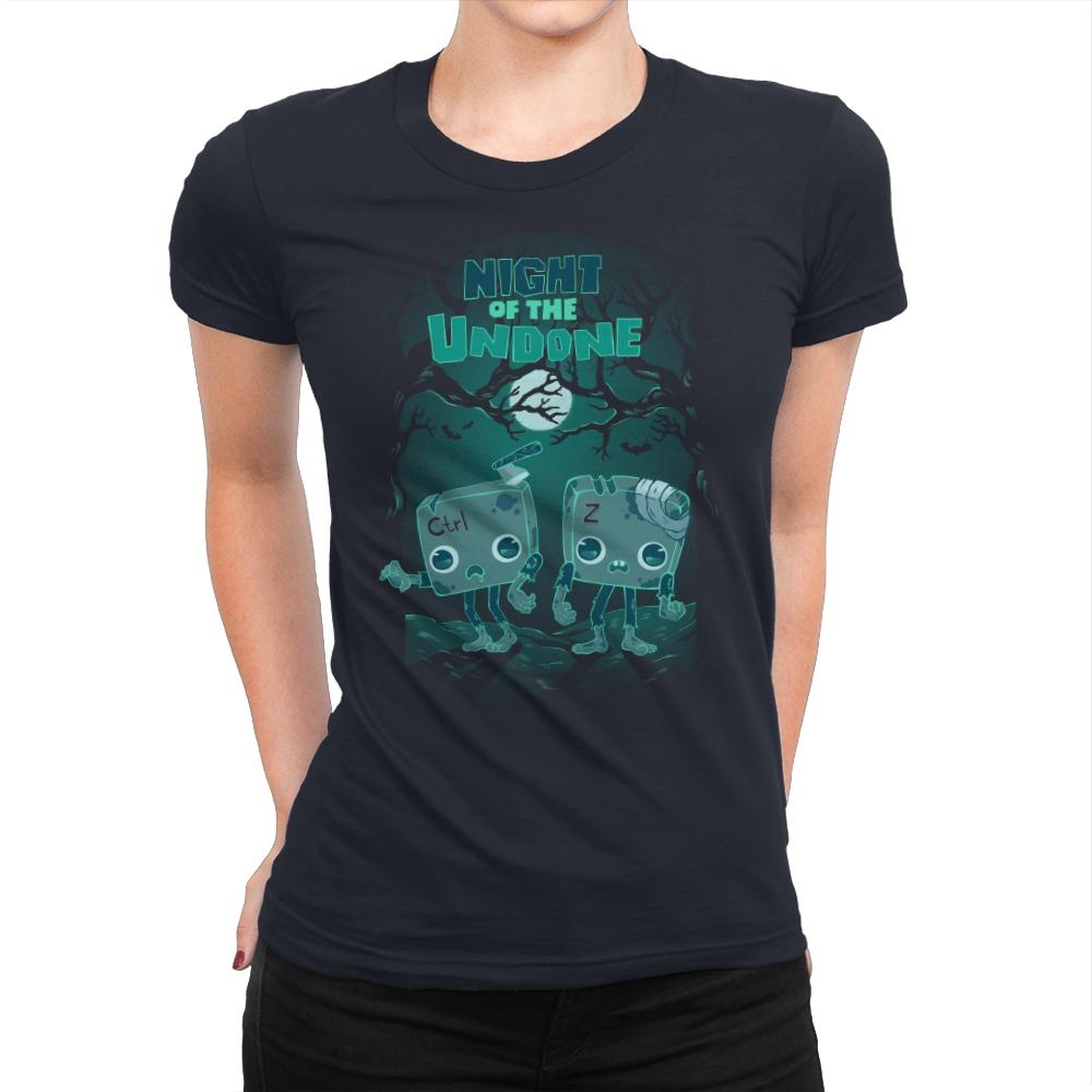 Ctrl+Zombies - Womens Premium T-Shirts RIPT Apparel Small / Midnight Navy