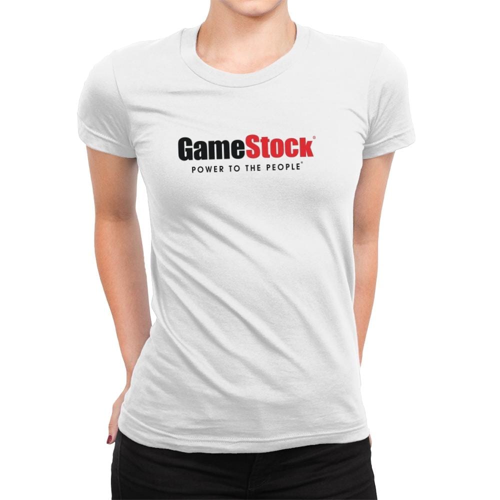 Cubby Golden - Womens Premium T-Shirts RIPT Apparel Small / White